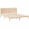 Tömör fa extra hosszú ágykeret matrac nélkül 180 x 210 cm