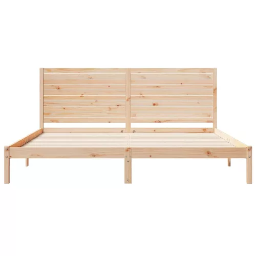 Tömör fa extra hosszú ágykeret matrac nélkül 180 x 210 cm