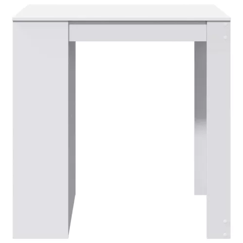 Fehér szerelt fa bárasztal 102 x 70 x 103,5 cm