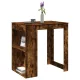 Füstös tölgy színű szerelt fa bárasztal 102 x 70 x 103,5 cm