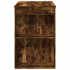 Füstös tölgy színű szerelt fa bárasztal 102 x 70 x 103,5 cm