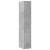 Betonszürke szerelt fa patikaszekrény 30 x 41 x 174,5 cm