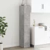 Betonszürke szerelt fa patikaszekrény 30 x 41 x 174,5 cm