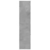 Betonszürke szerelt fa patikaszekrény 30 x 41 x 174,5 cm