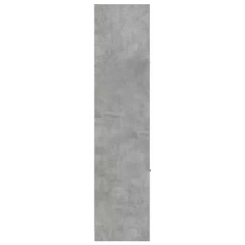 Betonszürke szerelt fa patikaszekrény 30 x 41 x 174,5 cm