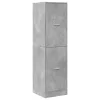 Betonszürke szerelt fa patikaszekrény 40 x 41 x 144,5 cm