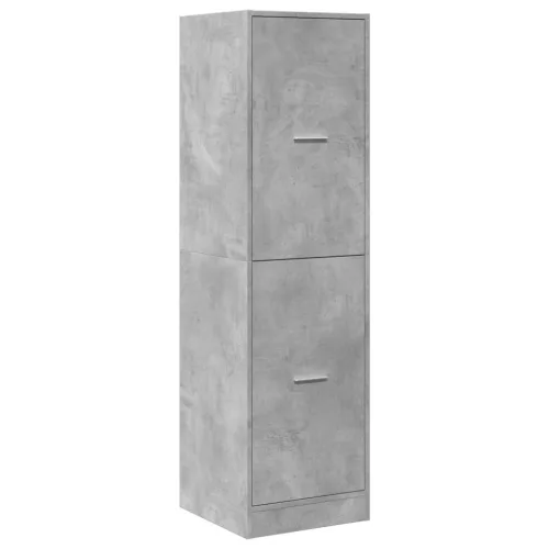 Betonszürke szerelt fa patikaszekrény 40 x 41 x 144,5 cm