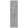 Betonszürke szerelt fa patikaszekrény 40 x 41 x 144,5 cm