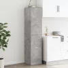 Betonszürke szerelt fa patikaszekrény 40 x 41 x 174,5 cm