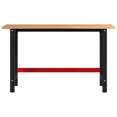 Világosbarna tömör tölgyfa munkapad 140 x 60 x 81,5 cm