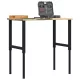 Tömör tölgyfa munkapad 100 x 60 x (71,5-98) cm