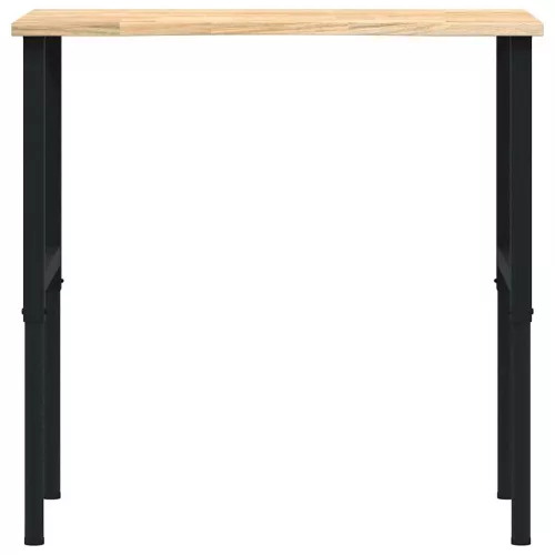 Tömör tölgyfa munkapad 100 x 60 x (71,5-98) cm