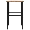 Tömör tölgyfa munkapad 100 x 60 x (71,5-98) cm