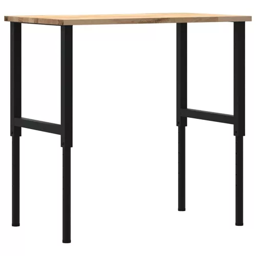 Tömör tölgyfa munkapad 100 x 60 x (71,5-98) cm