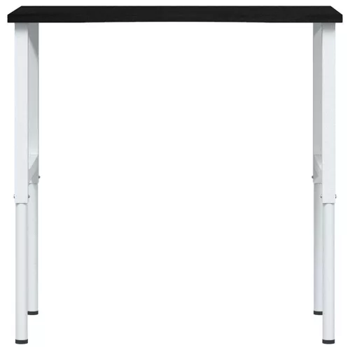 Sötétbarna tömör tölgyfa munkapad 100 x 60 x (71,5-98) cm