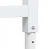 Sötétbarna tömör tölgyfa munkapad 100 x 60 x (71,5-98) cm