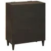 Széf 2 pcs Fekete és Arany 60 x 33 x 75 cm tömör mangófa