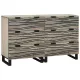 Oldalszekrények 2 pcs Fehér 60 x 33.5 x 75 cm tömör mangófa