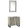 Fürdőszoba bútor szett polcokkal 2 pcs Fehér 62 x 33 x 58 cm