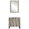 Fürdőszoba bútor szett polcokkal 2 pcs Fehér 62 x 33 x 58 cm