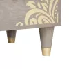 Széf fiókkal 2 pcs Szürke 60 x 33.5 x 75 cm Tömör mangófa