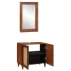 Fürdőszobai bútorok 2 pcs 62 x 33 x 58 cm Tömör Mangófát