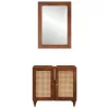 Fürdőszobai bútorok 2 pcs 62 x 33 x 58 cm Tömör Mangófát