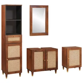   Fürdőszobai bútorok fiókkal ajtóval 4 pcs 38 x 33 x 160 cm