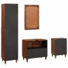 Fürdőszobai bútorok fiókkal ajtóval 4 pcs 38 x 33 x 160 cm