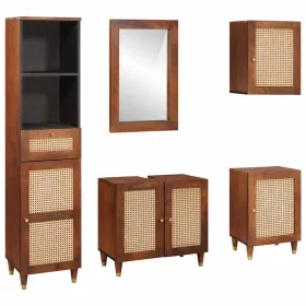   Fürdőszobai bútorok fiókkal ajtóval 5 pcs 38 x 33 x 160 cm