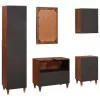 Fürdőszobai bútorok fiókkal ajtóval 5 pcs 38 x 33 x 160 cm
