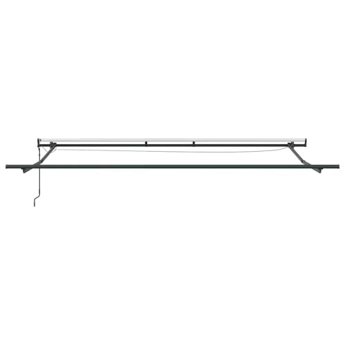 Burgundi vörös automata kihúzható LED-es napellenző 400x300 cm