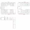 14 részes konyhaszekrény szett Lucca kézműves tölgy mérnöki fa