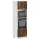 Lucca 2 db füstölt tölgy színű szerelt fa sütőszekrények