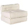 Moduláris kanapé 4 pcs Krém 70 x 70 x 56 cm szövet