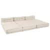 Moduláris kanapé 4 pcs Krém 70 x 70 x 56 cm szövet