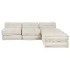 Moduláris kanapé 4 pcs Krém 70 x 70 x 56 cm szövet