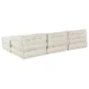Moduláris kanapé 4 pcs Krém 70 x 70 x 56 cm szövet