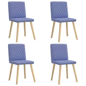 Étkezőszékek 4 db Jeans kék szövet