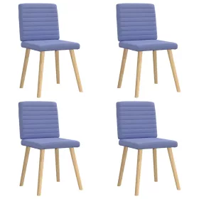 Étkezőszékek 4 db Jeans kék szövet