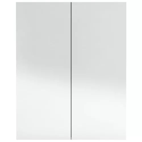 Antracitszürke MDF tükrös fürdőszobaszekrény 60 x 15 x 75 cm