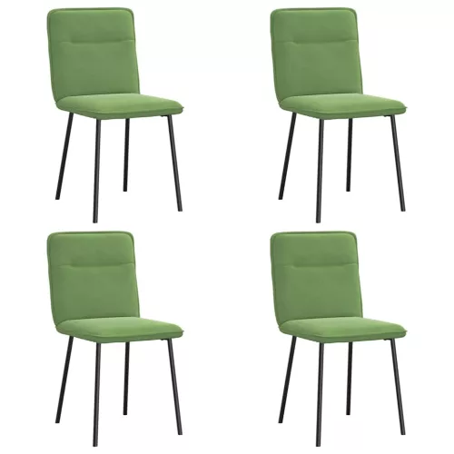 4 db világoszöld bársony étkezőszék