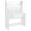 Fehér LED-es MDF sminkasztal 100 x 40 x 135 cm