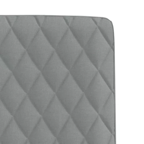 6 db világosszürke szövet étkezőszék
