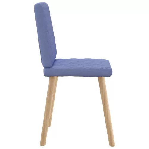 Étkezőszékek 6 db Jeans kék szövet