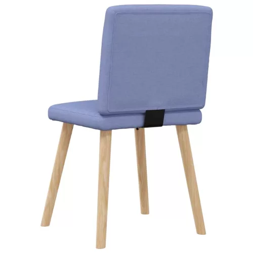Étkezőszékek 6 db Jeans kék szövet