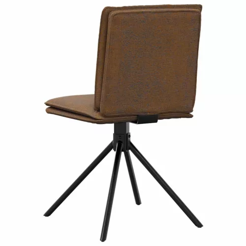 6 db barna művelúr étkezőszék
