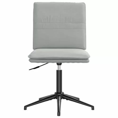 6 db világosszürke bársony étkezőszék