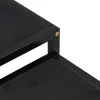 2 db fekete MDF dohányzóasztal