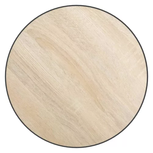 Sonoma-tölgyszínű MDF dohányzóasztal Ø35 cm